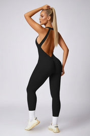 Isabella Women's Jumpsuit | High Neck Hollow Back Design