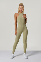 Isabella Women's Jumpsuit | High Neck Hollow Back Design
