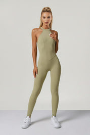 Isabella Women's Jumpsuit | High Neck Hollow Back Design