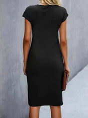 Katrina Women's Midi Dress | Round Neck Casual Dress
