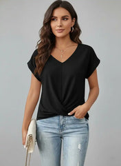 Lia Women's T-Shirt | Short Sleeve Polyester Design