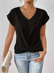Lia Women's T-Shirt | Short Sleeve Polyester Design