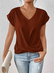 Lia Women's T-Shirt | Short Sleeve Polyester Design