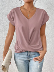 Lia Women's T-Shirt | Short Sleeve Polyester Design