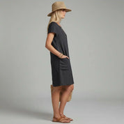 Lina Women's Casual Dress | Short Sleeve with Pockets