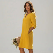 Lina Women's Maxi Dress | Airy A-Line Design