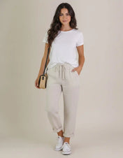 Lina Women's Trousers | Relaxed Fit Linen Pants
