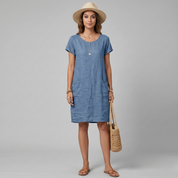 Lina Women's Casual Dress | Short Sleeve with Pockets