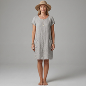 Lina Women's Casual Dress | Short Sleeve with Pockets