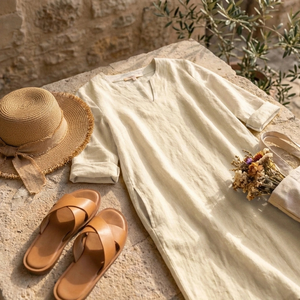 Lina Women's Maxi Dress | Airy A-Line Design