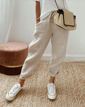 Lina Women's Trousers | Relaxed Fit Linen Pants