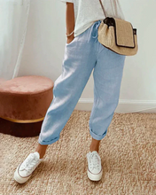 Lina Women's Trousers | Relaxed Fit Linen Pants
