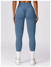 Madeline Women's Gym Leggings | High-Waist Design with Ruched Detail