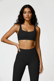 Madeline Women's Sports Bra | Heart-Shaped Neckline