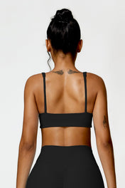 Madeline Women's Sports Bra | Heart-Shaped Neckline