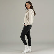 Mara Women's Hooded Sweatshirt | Cropped Relaxed Fit