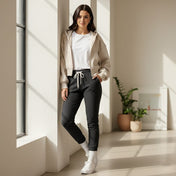 Mara Women's Hooded Sweatshirt | Cropped Relaxed Fit