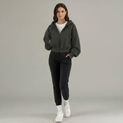 Mara Women's Hooded Sweatshirt | Cropped Relaxed Fit