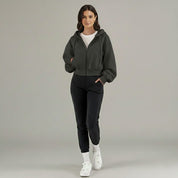 Mara Women's Hooded Sweatshirt | Cropped Relaxed Fit
