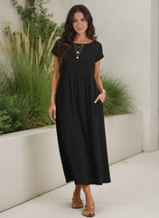Melody Women's Maxi Dress | Lightweight Cotton Blend