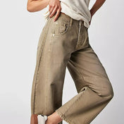 Mia Women's Jeans | High Waisted Wide Leg Design