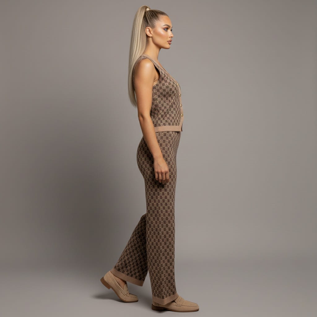 Mia Women's Loungewear Set | Cozy Knit 3-Piece Outfit