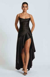 Mia Women's Maxi Dress | Ruffled Hem Design
