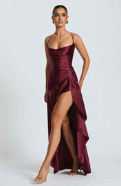 Mia Women's Maxi Dress | Ruffled Hem Design