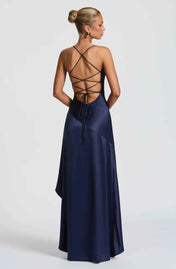 Mia Women's Maxi Dress | Ruffled Hem Design