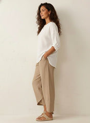 Mirelle Women's Trousers | Relaxed Fit with Wide Legs