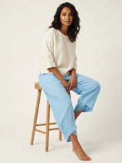 Mirelle Women's Trousers | Relaxed Fit with Wide Legs