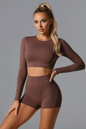 Olivia Women's High Waist Shorts | Seamless Design