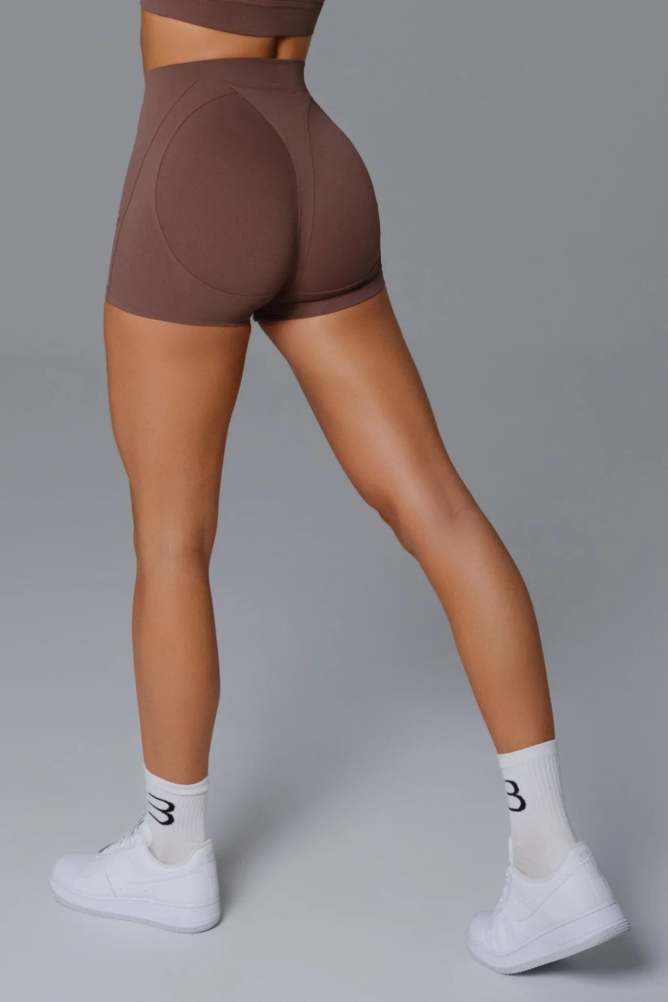 Olivia Women's High Waist Shorts | Seamless Design