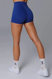 Olivia Women's High Waist Shorts | Seamless Design