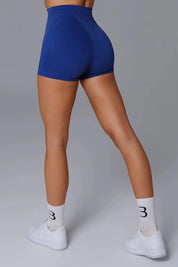 Olivia Women's High Waist Shorts | Seamless Design