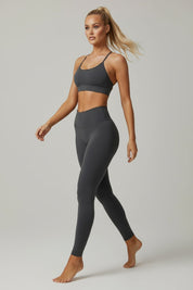 Samantha Women's Activewear Set | Cross-Back Sports Bra and High-Waisted Leggings