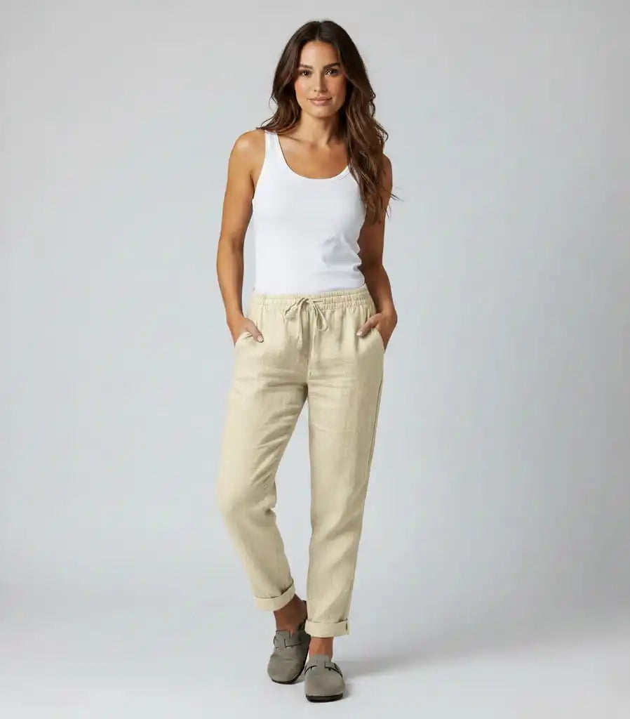 Sophie Women's Trousers | Comfortable Cotton Blend