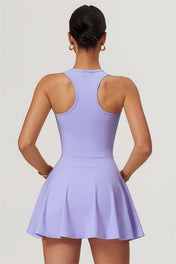 Sophie Women's Tennis Dress | A-Line Design with Built-In Shorts