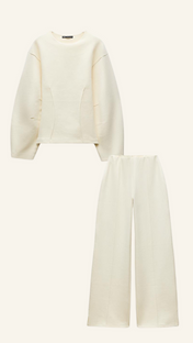 Sophie Women's Two-Piece Set | Oversized Top and Wide Pants