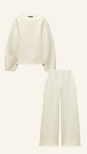 Sophie Women's Two-Piece Set | Oversized Top and Wide Pants