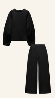 Sophie Women's Two-Piece Set | Oversized Top and Wide Pants