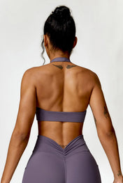 Tamara Women's Sports Bra | Diamond Neckline Design