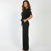 Wanda Women's Jumpsuit | Wide-Leg Design with Belted Waist