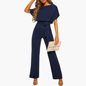 Wanda Women's Jumpsuit | Wide-Leg Design with Belted Waist