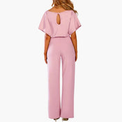 Wanda Women's Jumpsuit | Wide-Leg Design with Belted Waist