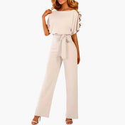 Wanda Women's Jumpsuit | Wide-Leg Design with Belted Waist
