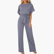 Wanda Women's Jumpsuit | Wide-Leg Design with Belted Waist