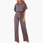 Wanda Women's Jumpsuit | Wide-Leg Design with Belted Waist