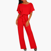 Wanda Women's Jumpsuit | Wide-Leg Design with Belted Waist