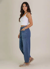 Wendy Women's Jeans | Wide Leg Design with Drawstring Waist